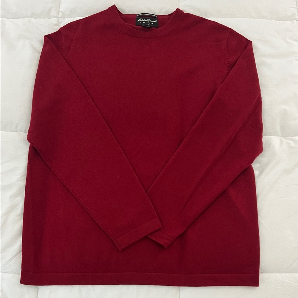 Eddie Bauer wool sweater L